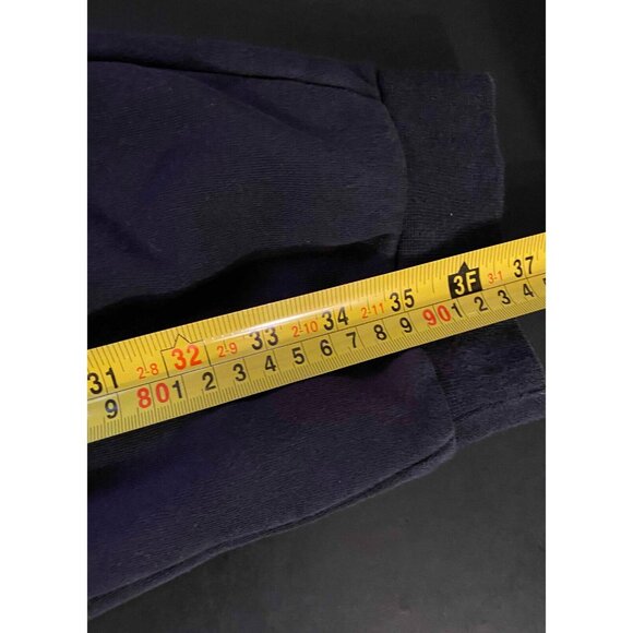 Nike Hybrid Fleece Joggers Mens XL 23" Black Cuffed Sweatpants Side Swoosh - Picture 6 of 8